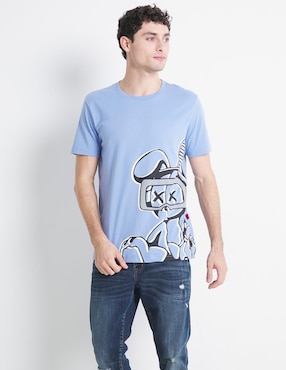 Playera Aditivo Cuello Redondo Para Hombre