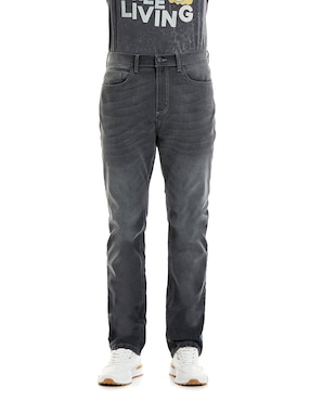 Jeans Straight Buffalo MX815504 Lavado Stone Wash Para Hombre