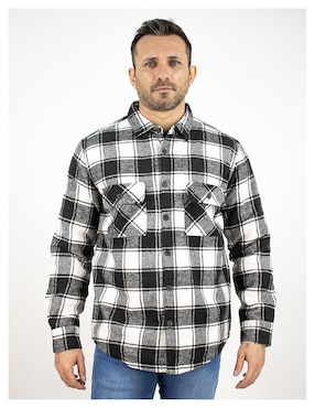 Camisa casual Furor manga larga para hombre