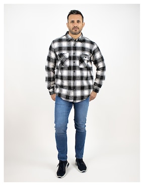 Camisa casual Furor manga larga para hombre