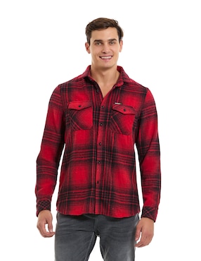 Camisa Casual Buffalo Manga Larga Para Hombre