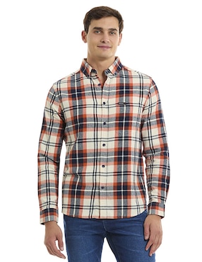 Camisa Casual Buffalo Manga Larga Para Hombre