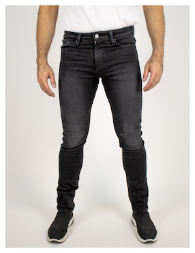 Jeans Slim Furor Deslavado Para Hombre