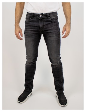 Jeans Slim Furor Deslavado Para Hombre