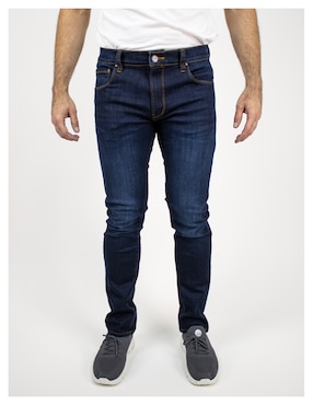 Jeans Slim Furor Deslavado Para Hombre