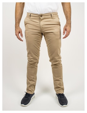 Pantalón Slim Furor De Gabardina Para Hombre