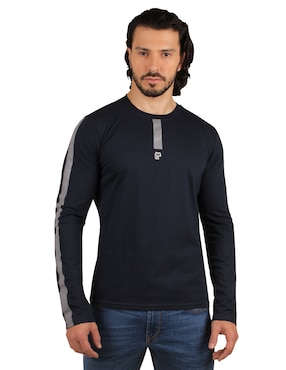 Playera Silver Plate Cuello Redondo Para Hombre