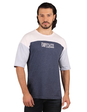 Playera Silver Plate Cuello Redondo Para Hombre