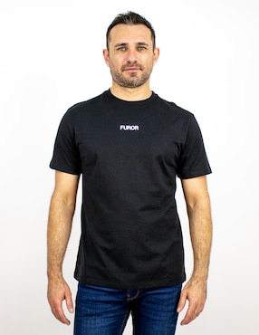 Playera Marca Cuello Redondo Para Hombre