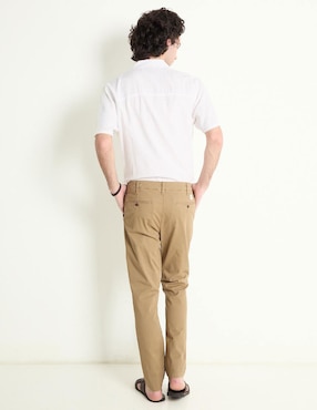 Pantalón chino slim American Eagle de algodón para hombre