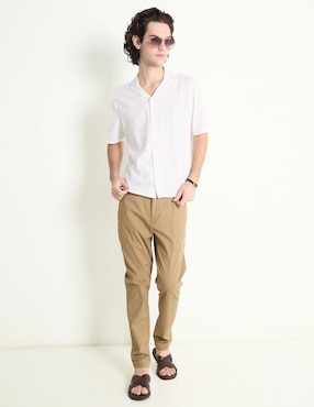 Pantalón chino slim American Eagle de algodón para hombre