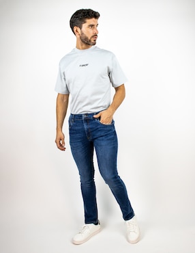 Jeans slim Furor deslavado para hombre