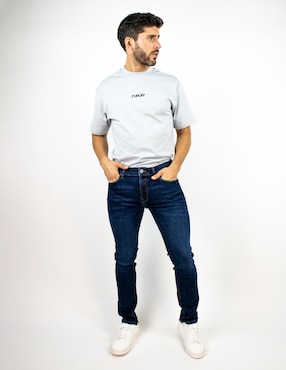 Jeans slim Furor lavado medio para hombre