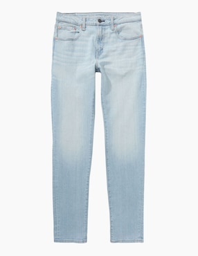 Jeans slim American Eagle lavado claro para hombre