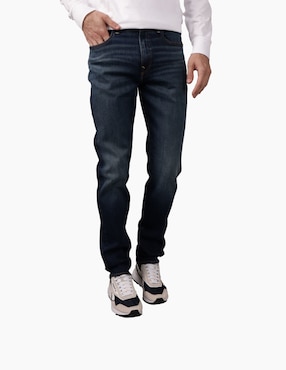 Jeans skinny deslavado para hombre
