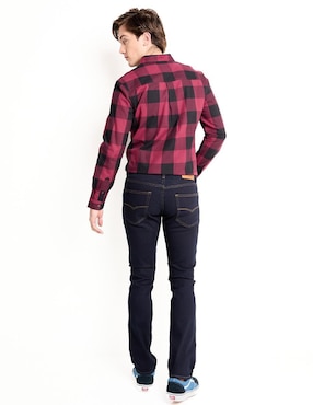 Jeans slim Oggi lavado obscuro para hombre