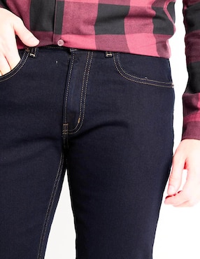 Jeans slim Oggi lavado obscuro para hombre