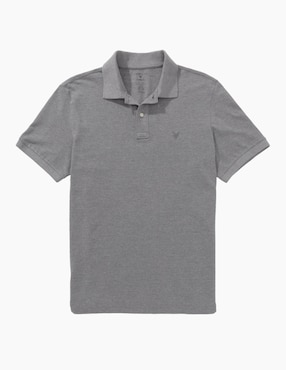 Playera tipo polo American Eagle P Mfo Heather Grey P para hombre