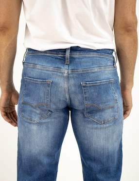 Jeans staight Furor lavado medio para hombre