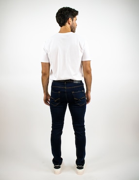 Jeans straight Furor lavado medio para hombre
