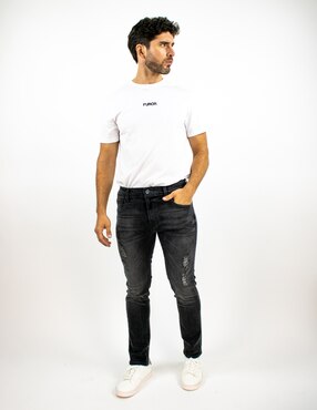 Jeans slim Furor deslavado para hombre