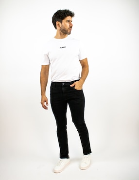 Jeans slim Furor deslavado para hombre