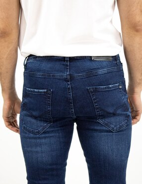 Jeans straight Furor deslavado para hombre