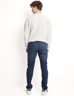Jeans slim Silver Plate lavado stone wash para hombre