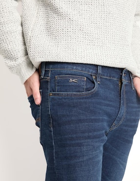 Jeans slim Silver Plate lavado stone wash para hombre