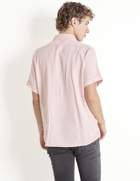 Camisa casual Silver Plate manga corta para hombre
