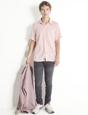 Camisa casual Silver Plate manga corta para hombre