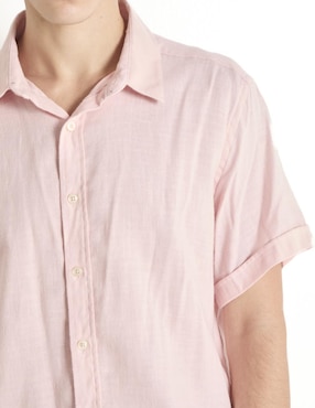 Camisa casual Silver Plate manga corta para hombre