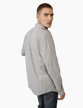 Camisa casual American Eagle de algodón manga larga para hombre