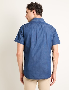 Camisa casual Silver Plate manga corta para hombre