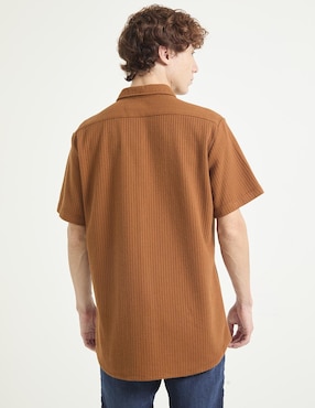 Camisa casual Silver Plate manga corta para hombre