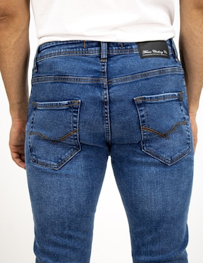 Jeans straigt Furor deslavado para hombre