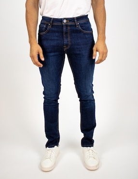 Jeans straigt Furor deslavado para hombre