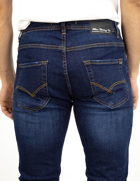 Jeans straigt Furor deslavado para hombre