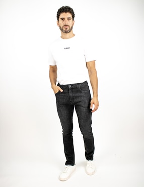 Jeans straigt Furor deslavado para hombre