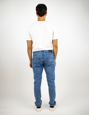 Jeans straigt Furor deslavado para hombre