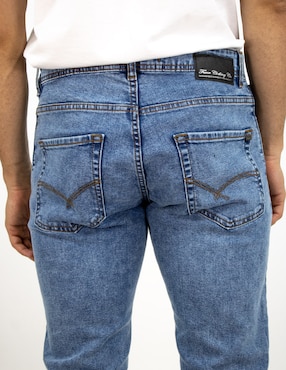Jeans straigt Furor deslavado para hombre