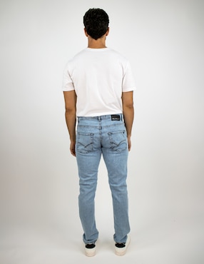 Jeans straigt Furor deslavado para hombre