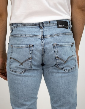 Jeans straigt Furor deslavado para hombre