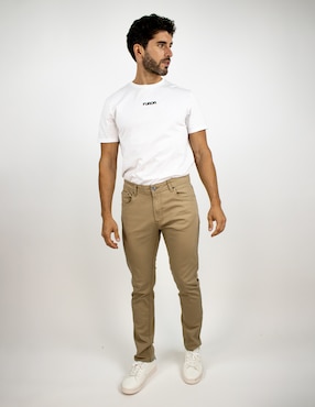 Pantalón recto Furor de algodón para hombre