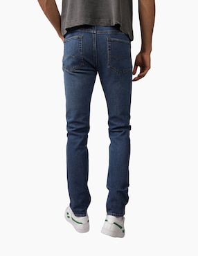 Jeans slim American Eagle deslavado para hombre