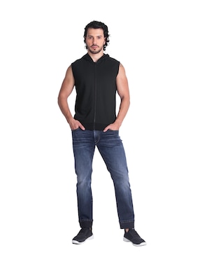 Chaleco Silver Plate con capucha para hombre