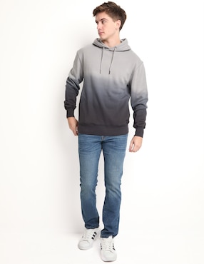 Jeans straight Silver Plate lavado stone wash para hombre