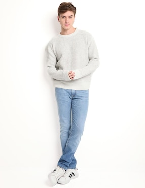Jeans skinny Silver Plate 50061S lavado stone wash para hombre