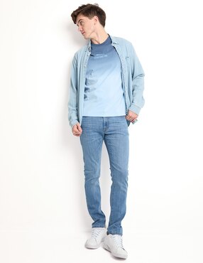 Jeans skinny Silver Plate stone wash para hombre