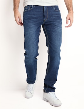 Jeans slim Silver Plate deslavado para hombre